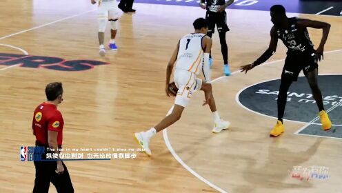盖耶杀疯了！隔人单臂补扣炸裂篮筐，这记血帽后的暴力美学拉满全场！