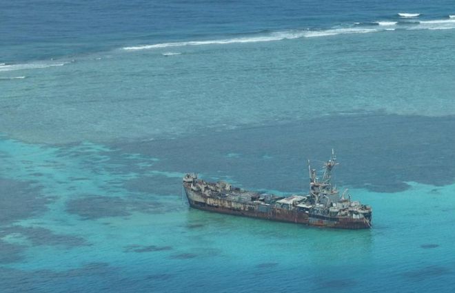 画面曝光！菲律宾官方仁爱礁谎言被当场拆穿，国际社会看清真相